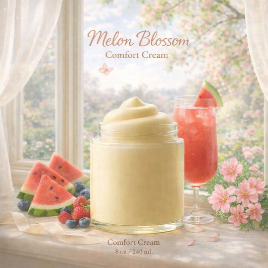 Melon Blossom Comfort Cream – Whipped Body Butter with Juicy Melon & Spring Florals