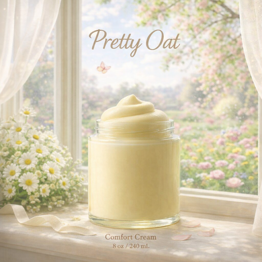 Pretty Oat Comfort Cream – Whipped Body Butter with Oat Milk & Chamomile