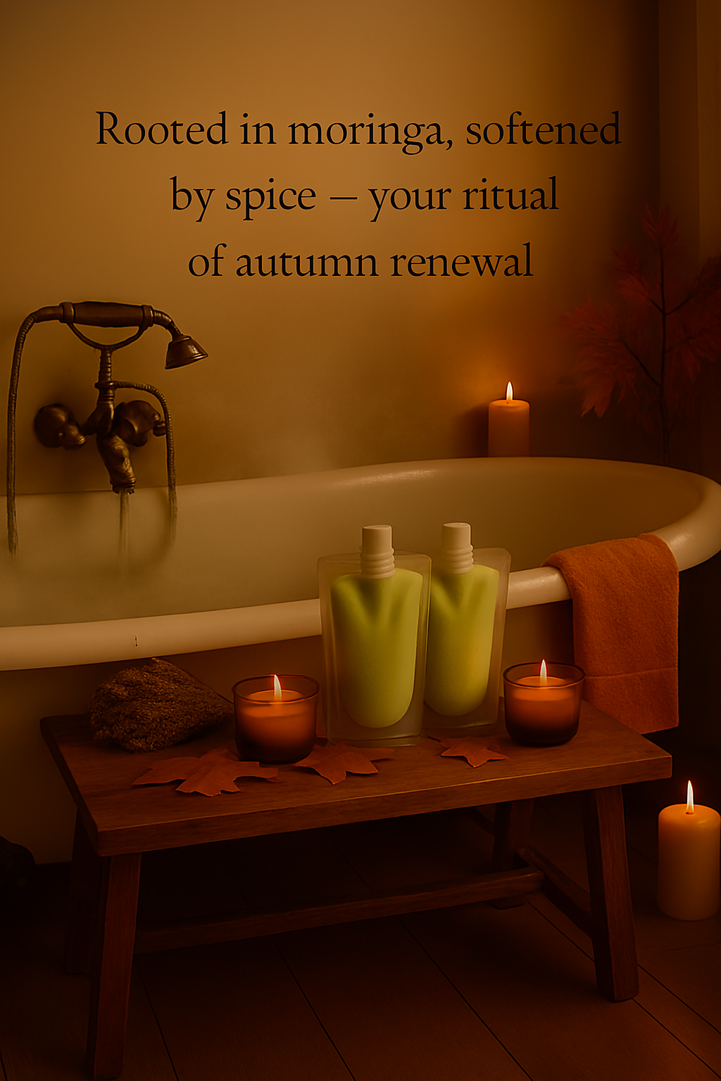 SPICED MORINGA Bath & Shower Emulsion – Fall Edition