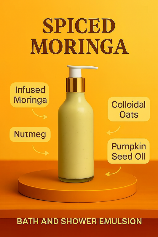 SPICED MORINGA Bath & Shower Emulsion – Cozy Fall Edition