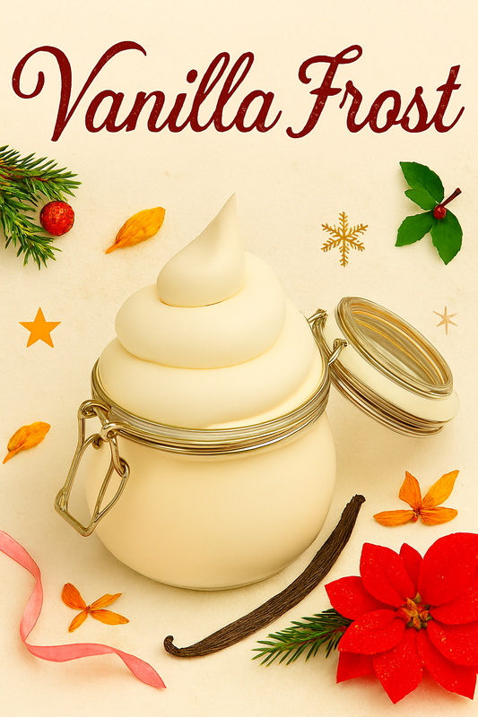 Vanilla Frost Comfort Cream | Triple Butter Whipped Body Cream | Winter Edition